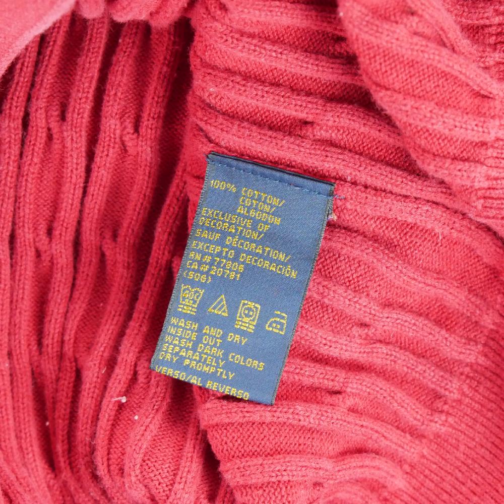 Golf - Tommy Hilfiger Pull en maille torsadée Homme Taille XL Rouge #QWE0229 - photo 6