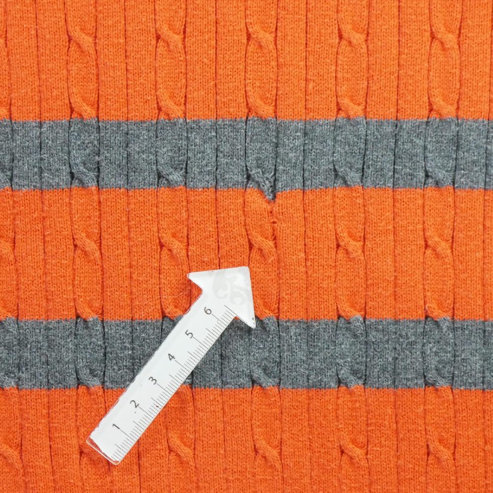 Golf - Tommy Hilfiger Pull en maille torsadée Femme Taille XL Orange #QWE1048 - photo 6