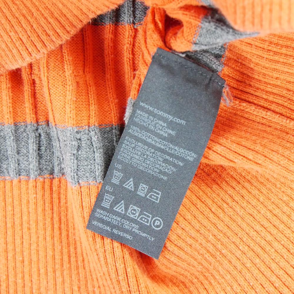 Golf - Tommy Hilfiger Pull en maille torsadée Femme Taille XL Orange #QWE1048 - photo 8