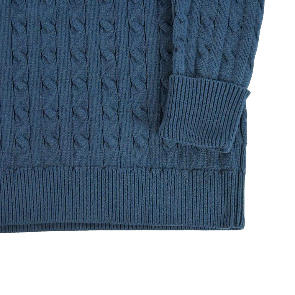 Golf - Polo Ralph Lauren Pull en maille torsadée Femme Taille S Marine #QWE3595 - photo 4