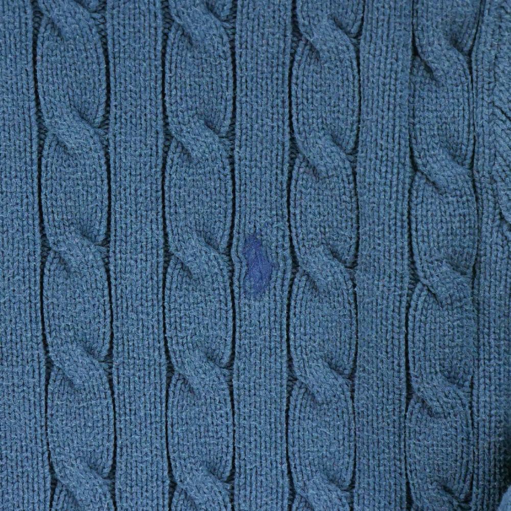 Golf - Polo Ralph Lauren Pull en maille torsadée Femme Taille S Marine #QWE3595 - photo 5