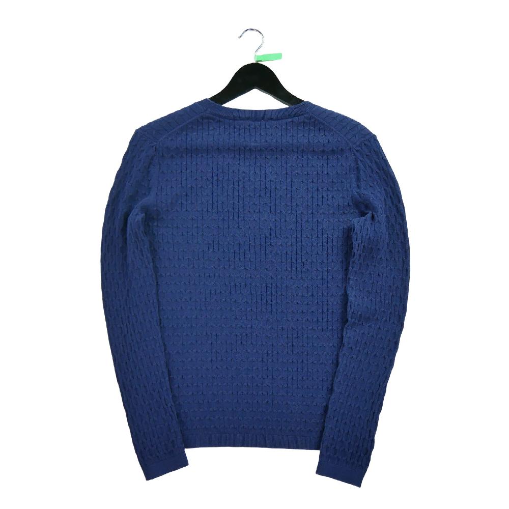 Golf - Tommy Hilfiger Pull en maille torsadée Femme Taille M Marine #QWE0108 - photo 2