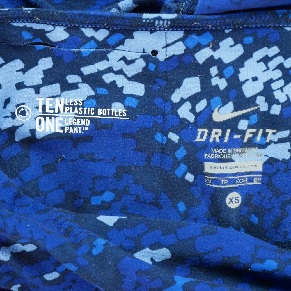 Fitness / Cardio training - Nike Leggings Dri-Fit Femme Taille XS Bleu #QWE0737 - photo 6