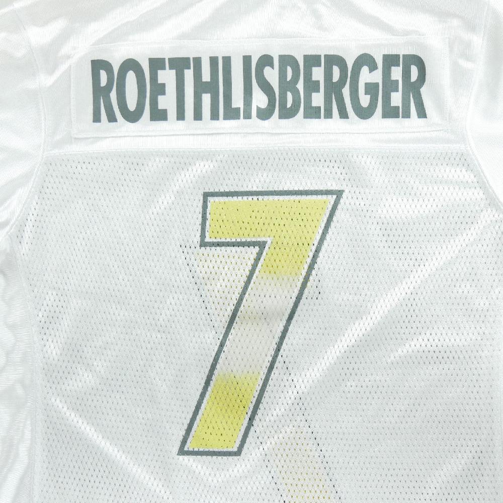 Football Américain - Reebok Maillot NFL Pittsburgh Steelers Ben Roethlisberger #7 Taille M #QWE1644 - photo 4