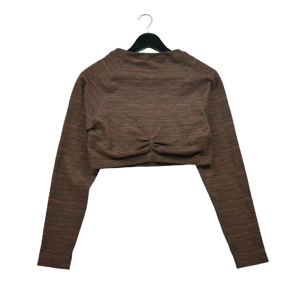 Fitness / Cardio training - Gymshark T-shirt Fitness Yoga CrossFit Femme Taille 2XL Marron #QWE3689 - photo 2