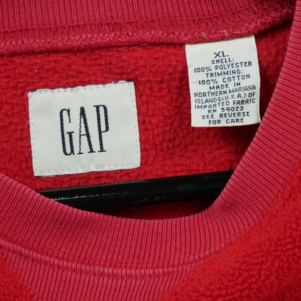 Randonnée / Trek - Gap Pull polaire Made in USA Vintage Y2K Homme Taille XL Rouge #QWE3718 - photo 5