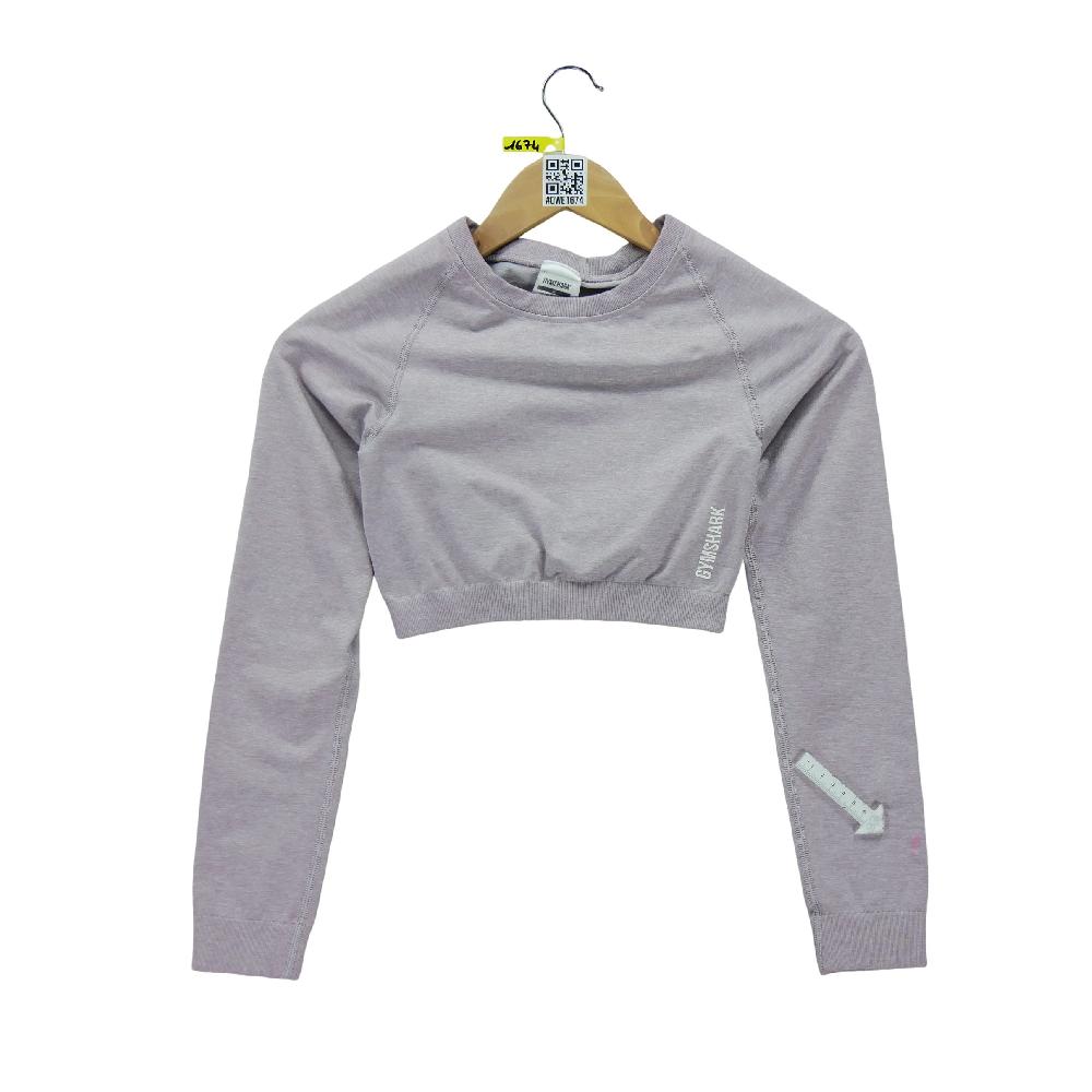 Fitness / Cardio training - Gymshark T-shirt Fitness Yoga Crop Top Femme Taille S Rose #QWE1959 - photo 3
