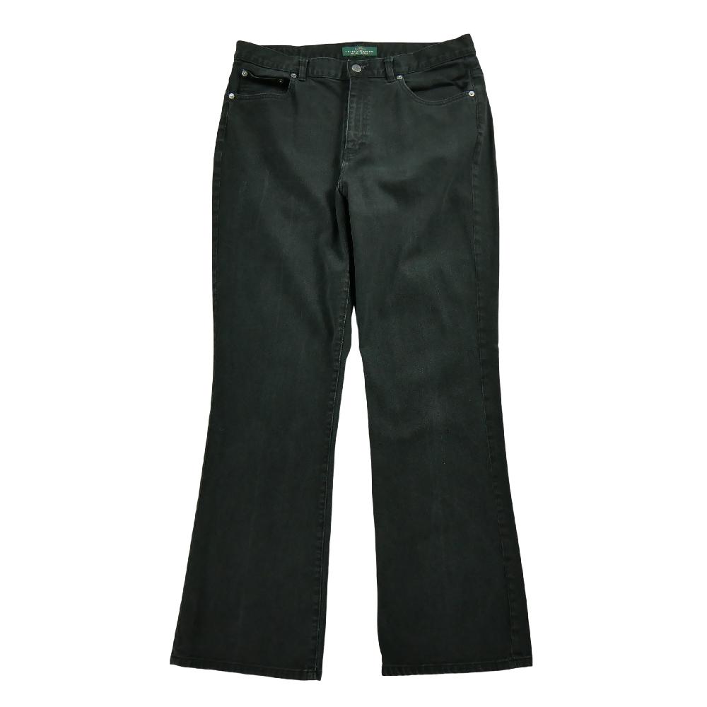 Sportswear - Polo Ralph Lauren Jean Flare Taille W34/L32 Femme Noir #QWE0780 - photo 1