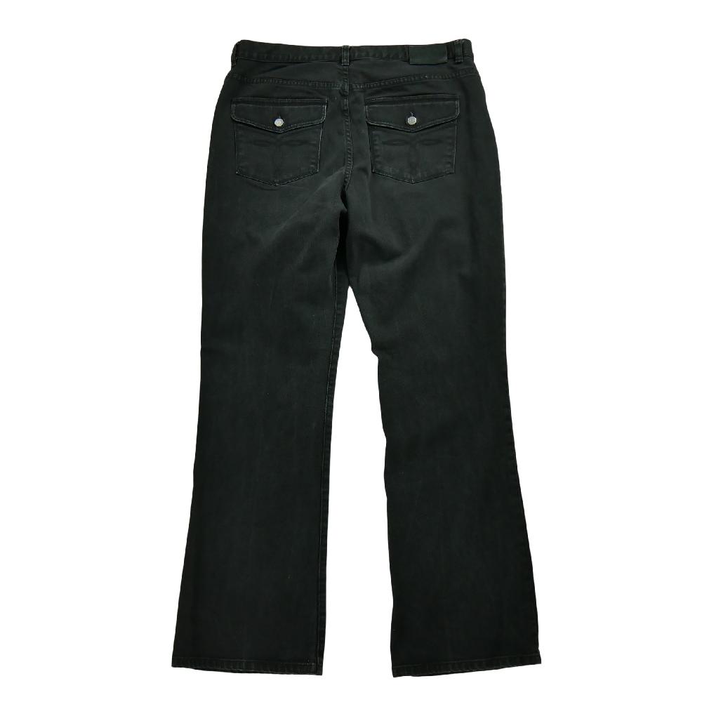 Sportswear - Polo Ralph Lauren Jean Flare Taille W34/L32 Femme Noir #QWE0780 - photo 2