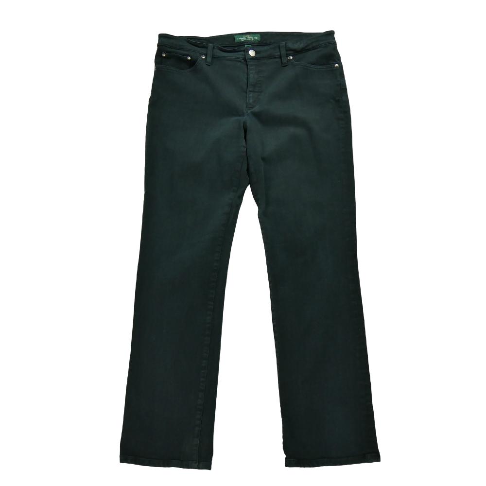 Sportswear - Polo Ralph Lauren Jean Coupe Droite Taille W34/L32 Femme Noir #QWE0955 - photo 1