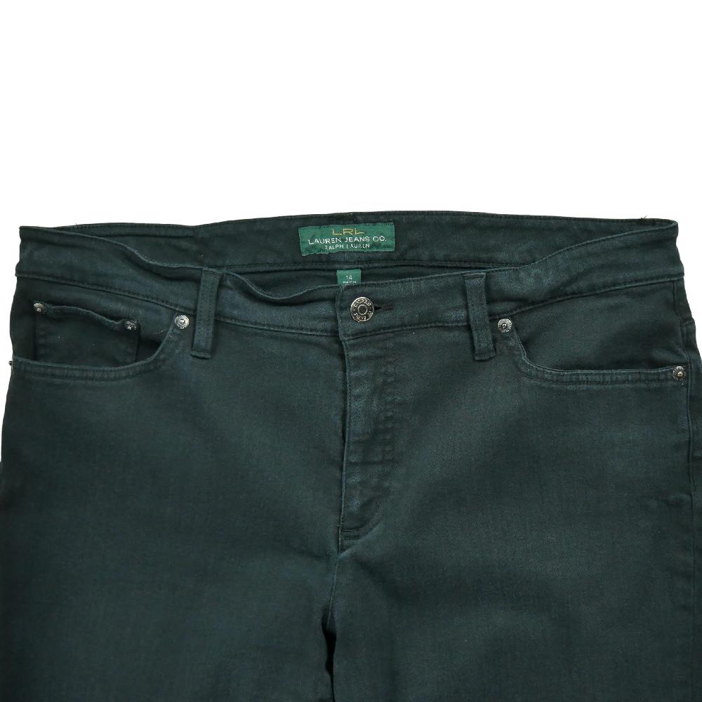 Sportswear - Polo Ralph Lauren Jean Coupe Droite Taille W34/L32 Femme Noir #QWE0955 - photo 3