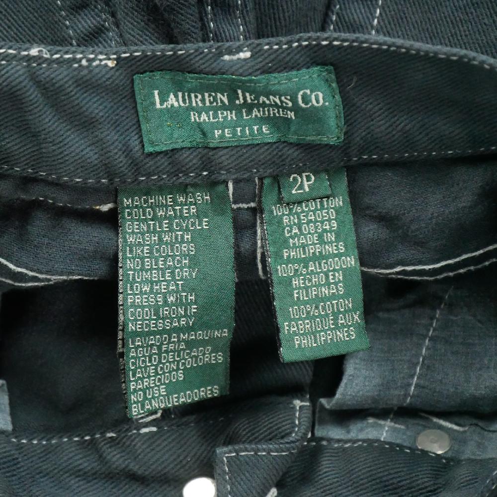 Sportswear - Polo Ralph Lauren Jean Coupe droite Taille W24/L26 Femme Gris #QWE7189 - photo 6