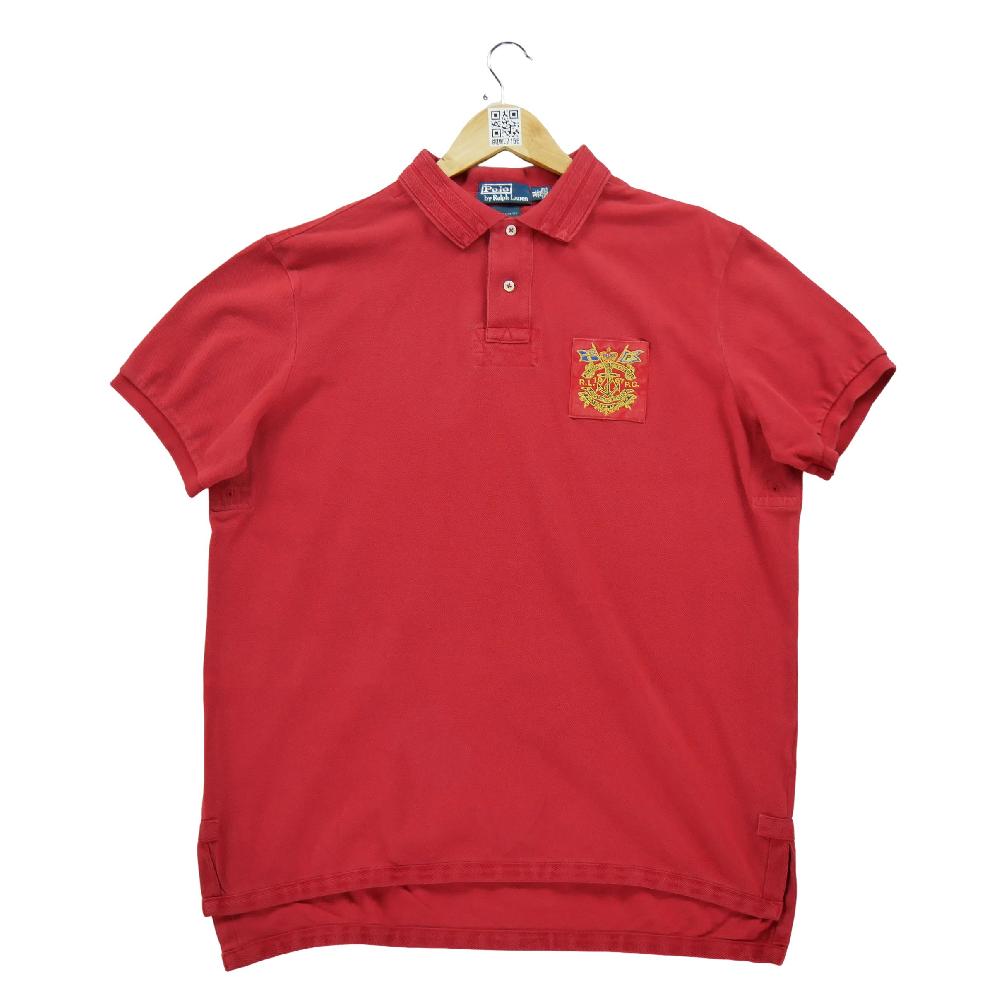 Sportswear - Polo Ralph Lauren Polo manches courtes Bleecker St New York City Homme Taille XL Rouge #QWE7156 - photo 2