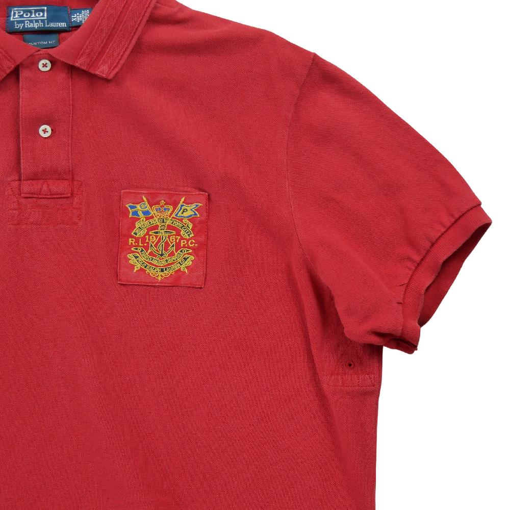 Sportswear - Polo Ralph Lauren Polo manches courtes Bleecker St New York City Homme Taille XL Rouge #QWE7156 - photo 4