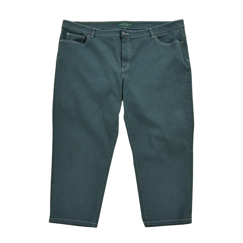 Sportswear - Polo Ralph Lauren Jean Jambes 3/4 Taille W42 Femme Gris #QWE7187 - photo 1