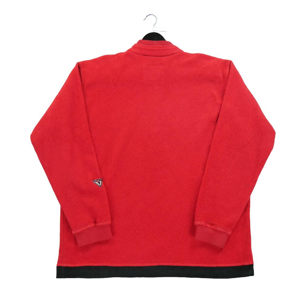 Sportswear - Guess Pull polaire Sport Homme Taille L Rouge #QWE3769 - photo 2