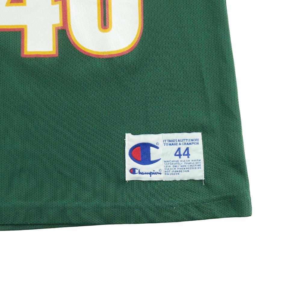 Basket-ball - Champion Maillot NBA Seattle Super Sonics Kemp Shawn 40 1995-1997 Taille L #QWE4362 - photo 7