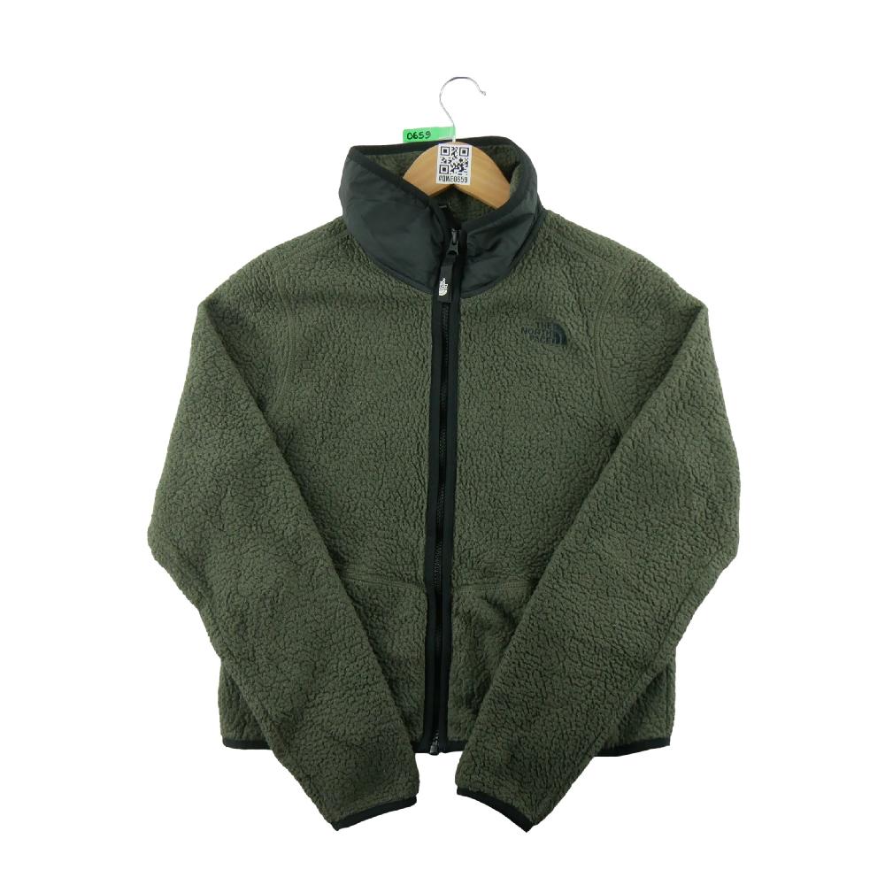 Football - The North Face Veste polaire Campshire Full-Zip Coupe décontractée Femme Taille XS Vert - photo 1