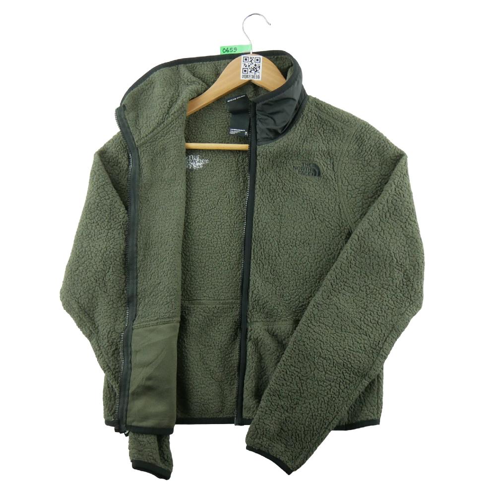 Football - The North Face Veste polaire Campshire Full-Zip Coupe décontractée Femme Taille XS Vert - photo 3