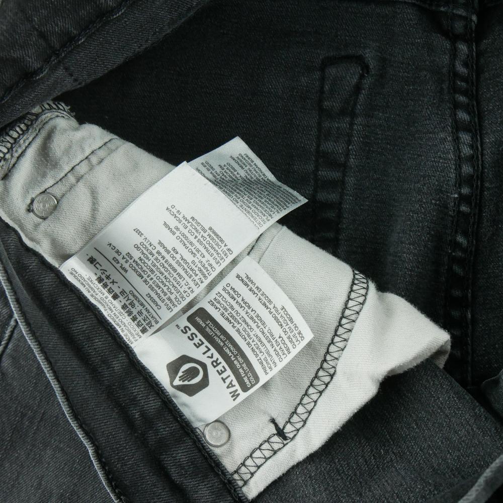 Sportswear - Levi Strauss Jean Levi’s 511 WaterLess Denim Stretch Délavé Taille W32/L30 Homme Noir #QWE0723 - photo 7