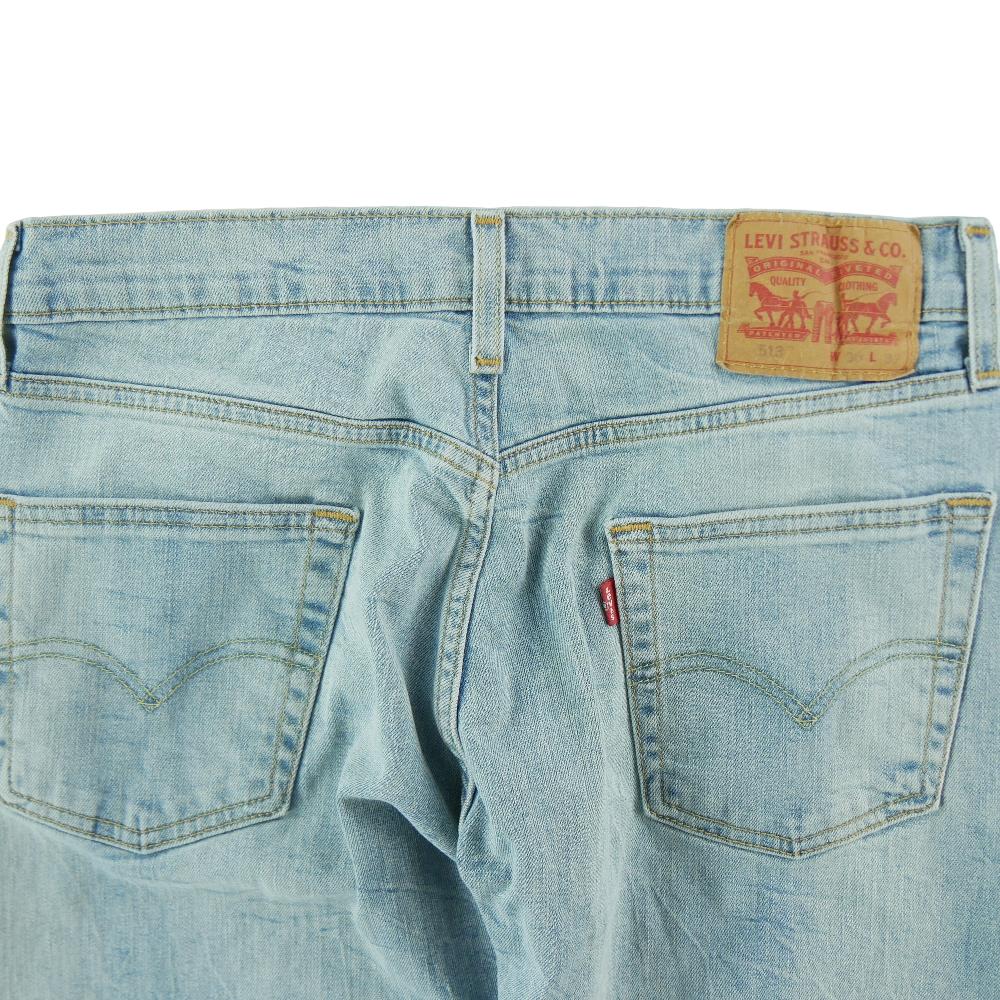 Sportswear - Levi Strauss Jean Levis 513 Regular Fit Taille W30/L32 Homme Bleu clair #QWE3002 - photo 6