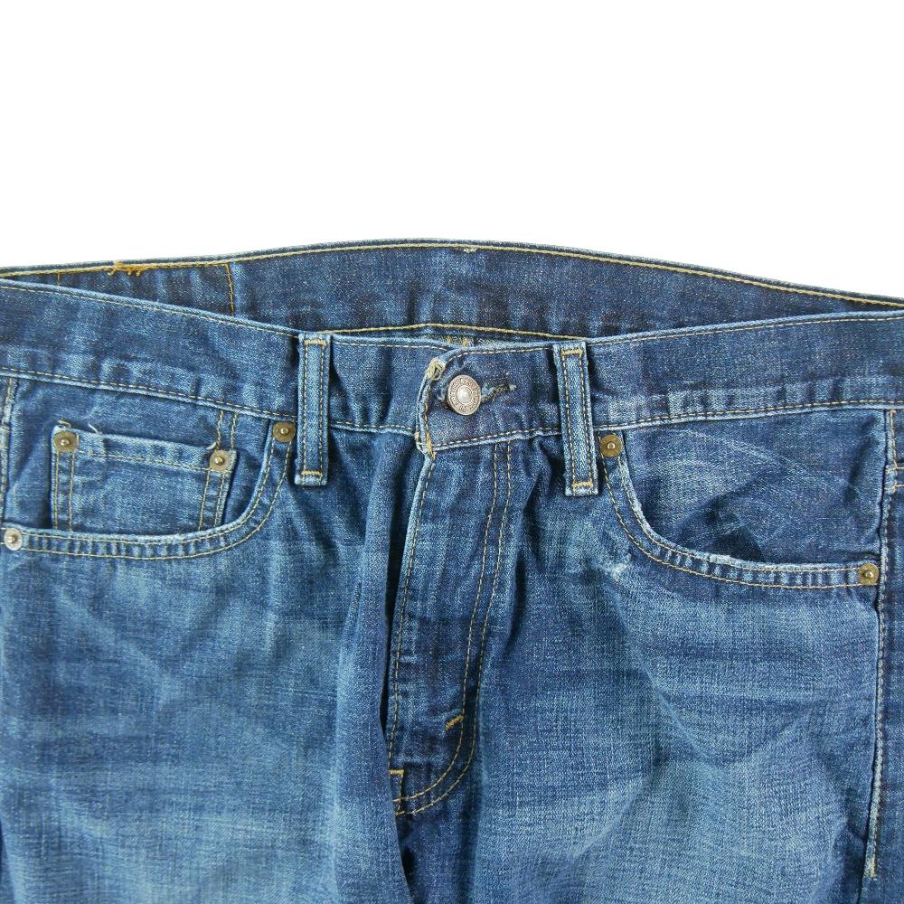 Sportswear - Levi Strauss Jean Levis 513 Regular Fit Taille W32/L30 Homme Bleu #QWE4048 - photo 4