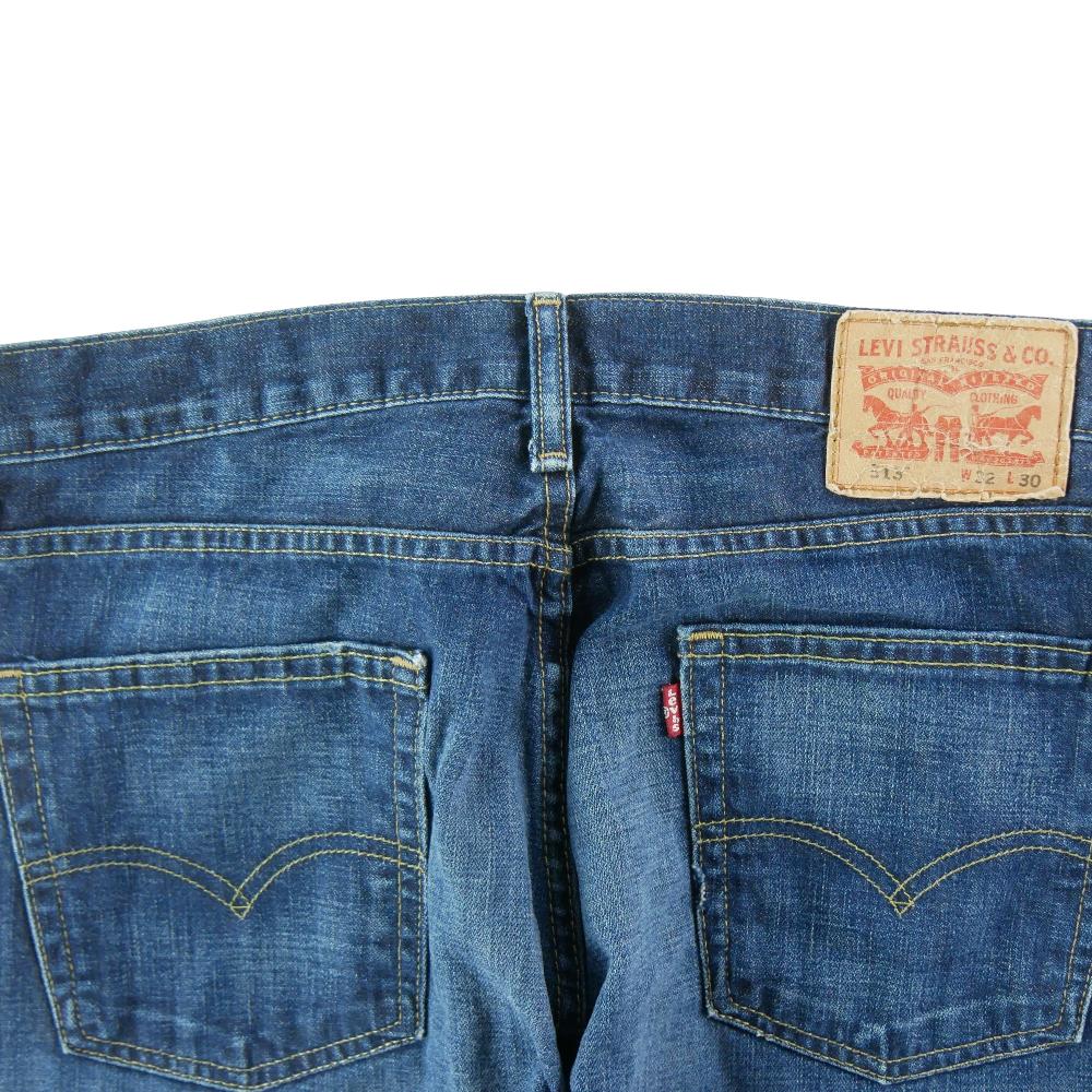 Sportswear - Levi Strauss Jean Levis 513 Regular Fit Taille W32/L30 Homme Bleu #QWE4048 - photo 6