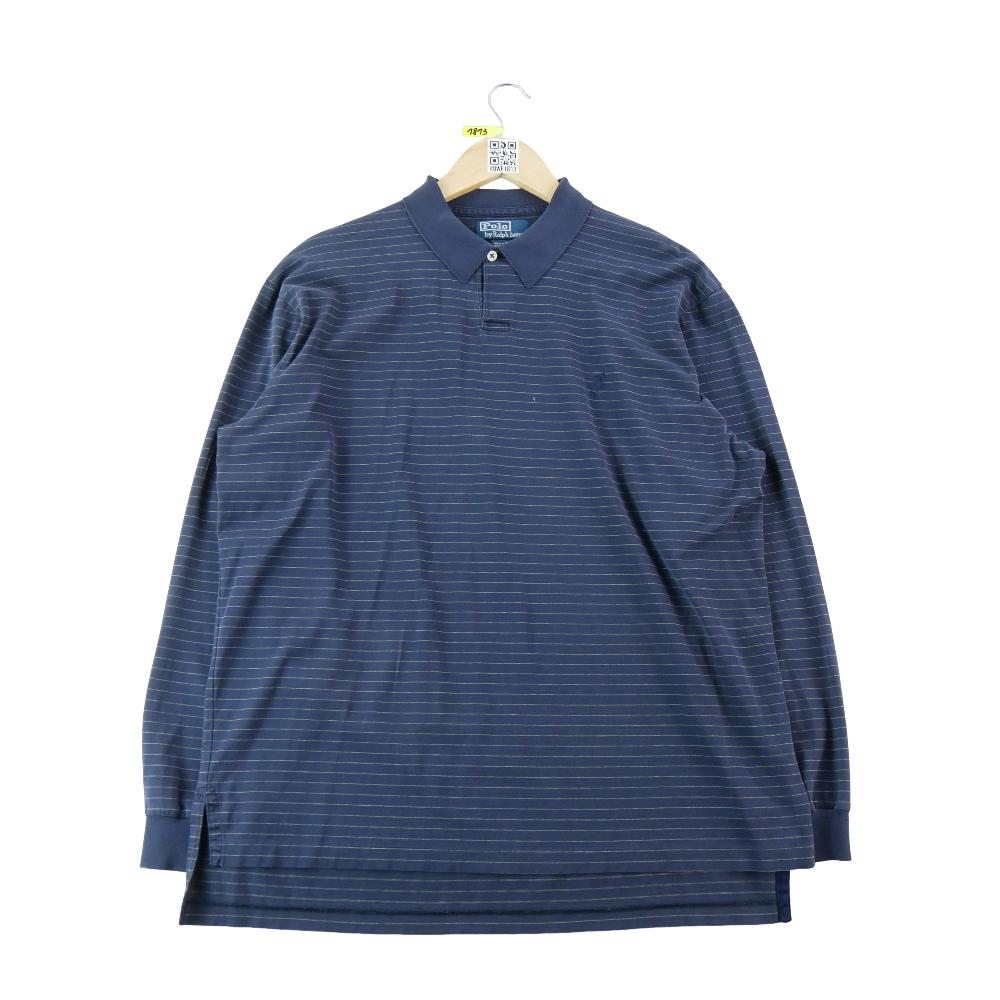 Golf - Polo Ralph Lauren Polo manches longues Pima Cooton Homme Taille L Marine #QWE1813 - photo 1