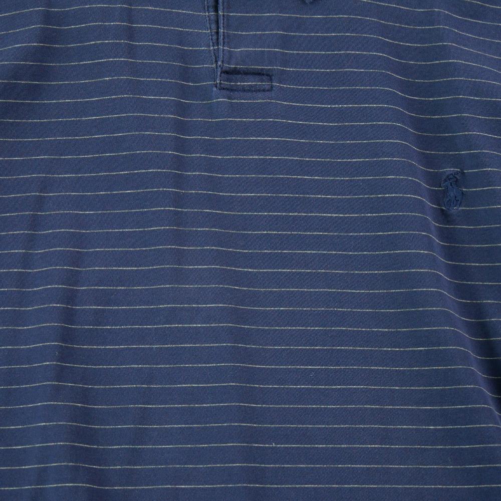 Golf - Polo Ralph Lauren Polo manches longues Pima Cooton Homme Taille L Marine #QWE1813 - photo 3