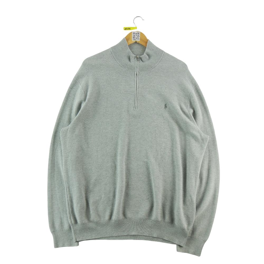 Golf - Polo Ralph Lauren Pull col camionneur quarter-zip Homme Taille 2XL Gris #QWE1370 - photo 3