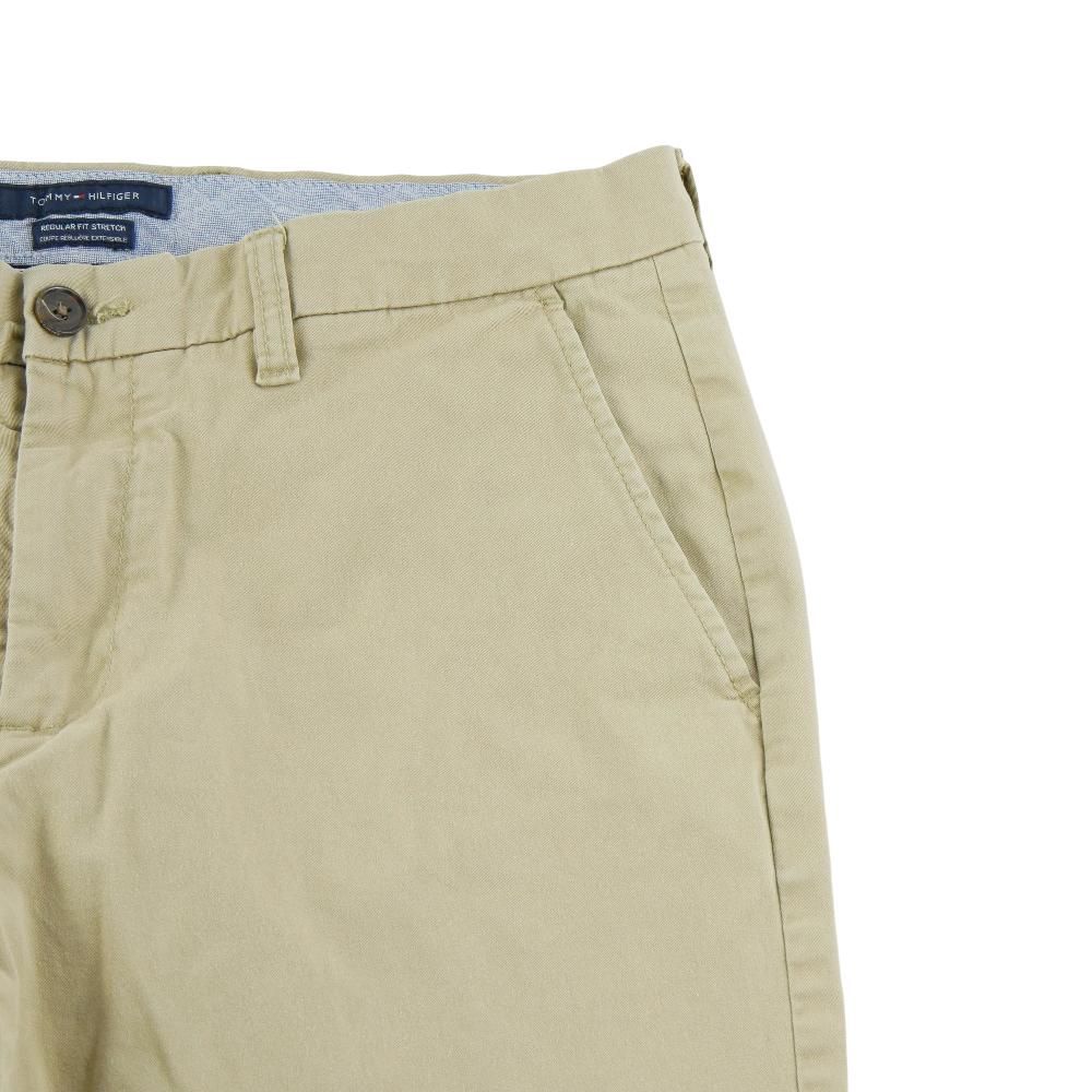 Sportswear - Tommy Hilfiger Pantalon Chino Regular Fit Stretch Casual Preppy Taille W34/L34 Homme Beige #QWE0834 - photo 3