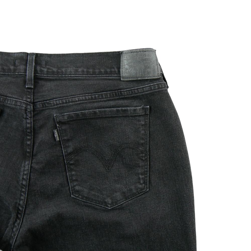 Sportswear - Levi Strauss Jean Levis 505 Straight Fit Denim Washed Black Taille W32/L28 Femme Noir #QWE0719 - photo 5