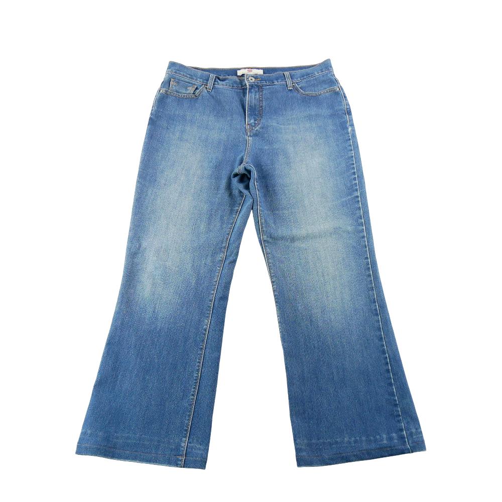 Sportswear - Levi Strauss Jean Levis Bootcut Perfectly Slimming Western Denim Taille W35/L28 Femme Bleu #QWE0733 - photo 2