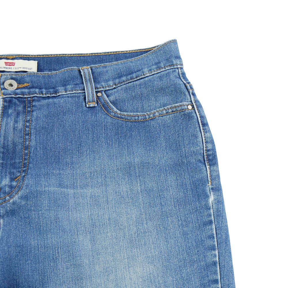 Sportswear - Levi Strauss Jean Levis Bootcut Perfectly Slimming Western Denim Taille W35/L28 Femme Bleu #QWE0733 - photo 3