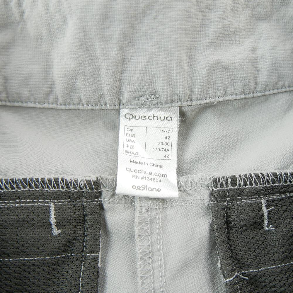 Randonnée / Trek - Quechua Pantalon Regular Fit Randonnée Convertible Trekking Outdoor Taille L Femme Gris #QWE7280 - photo 7