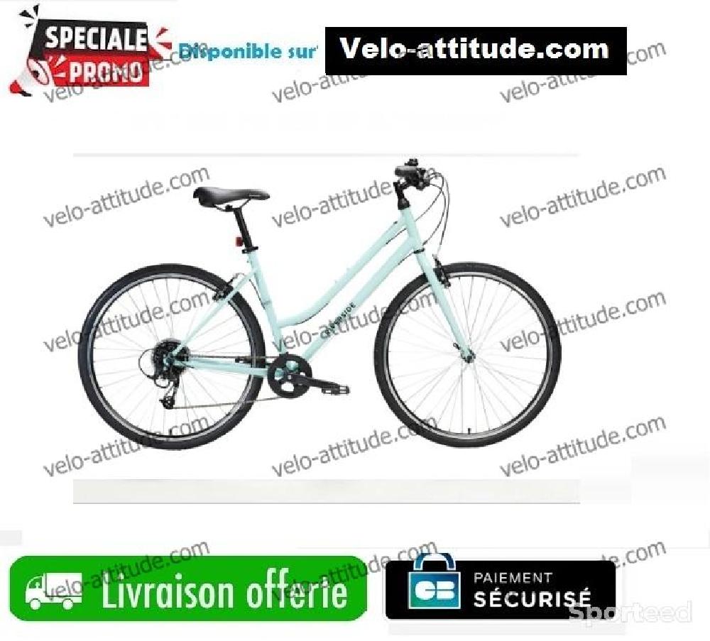 Vélo loisir / urbain - Velo Tout Chemin Riverside 120 Enjambement Bas Vert Pastel RIVERSIDE - photo 1