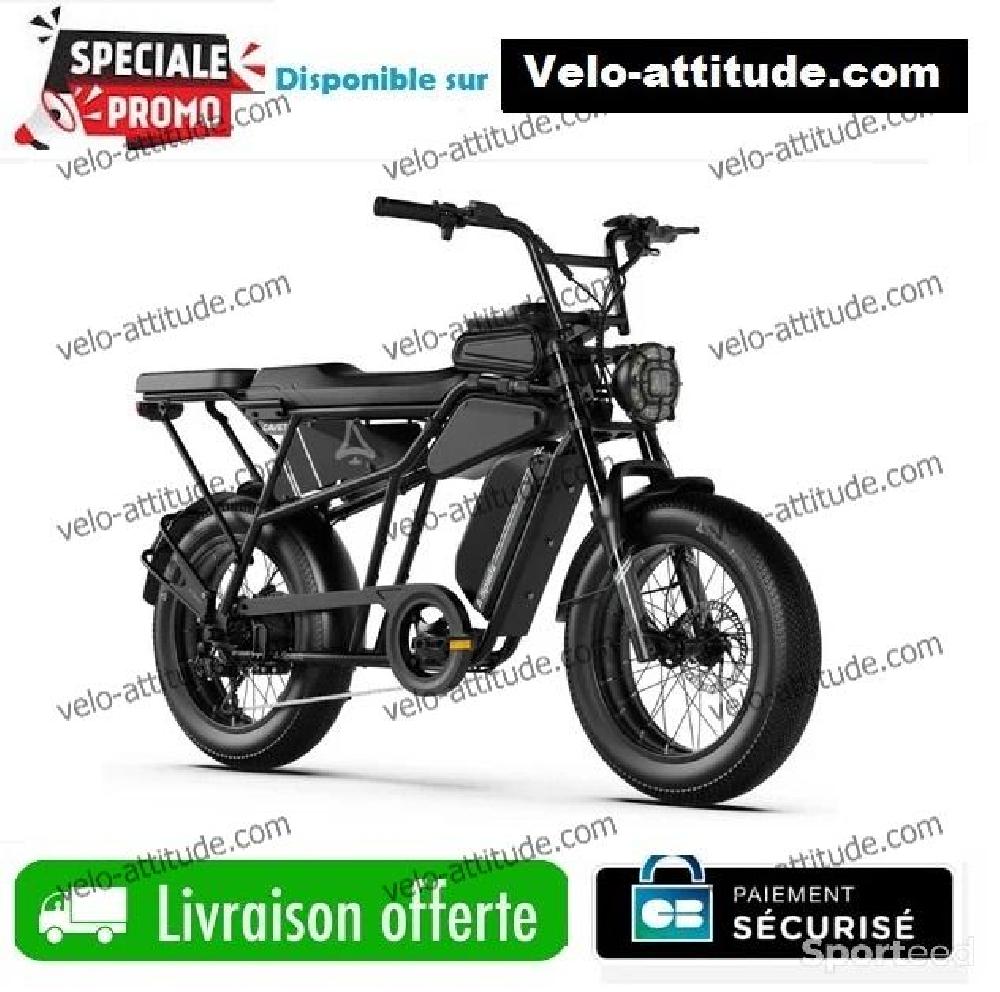 Vélo électrique - A-Spadz CAVET Air Fatbike 20 pouces Moteur 250 W - photo 1