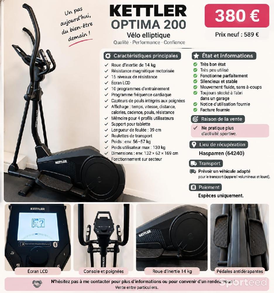 Fitness / Cardio training - Vélo elliptique  - photo 1