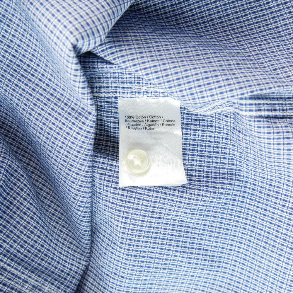 Fitness / Cardio training - Lacoste Chemise classique Homme Taille L à carreaux Bleu - photo 7