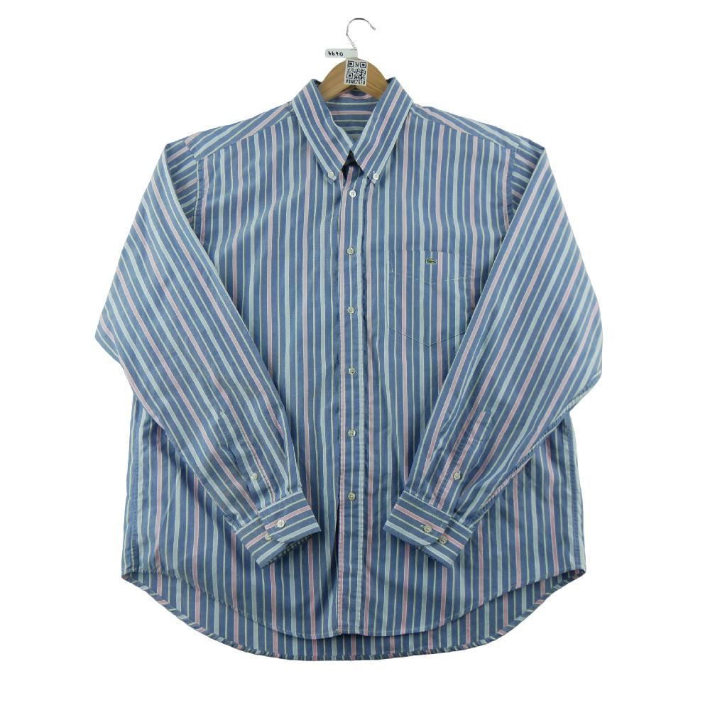 Fitness / Cardio training - Lacoste Chemise classique Homme Taille XL à rayures Bleu - photo 1