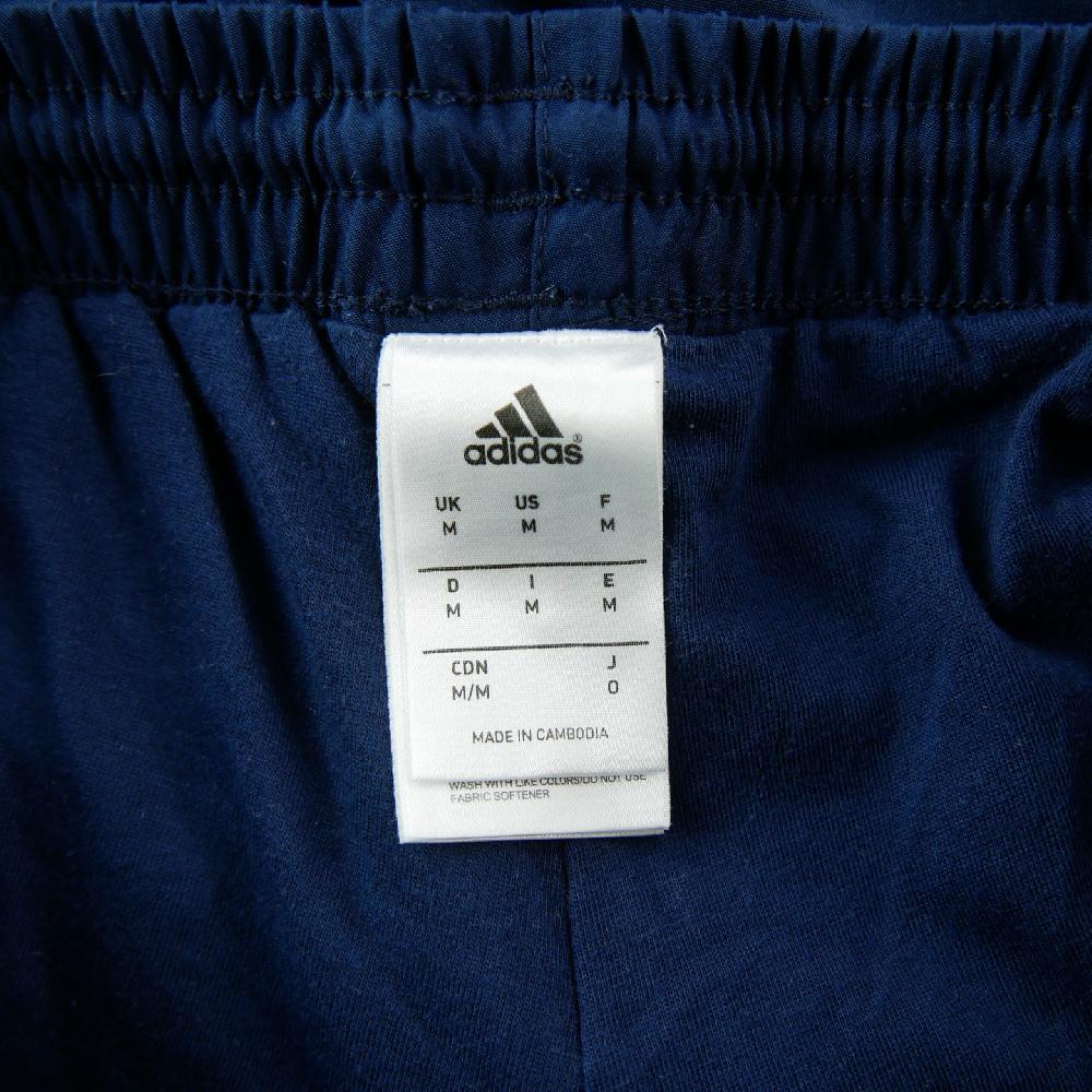Fitness / Cardio training - Adidas Jogging Bas zippés Doublure coton Liserés bleu clair Homme Taille M Marine #QWE3405 - photo 5