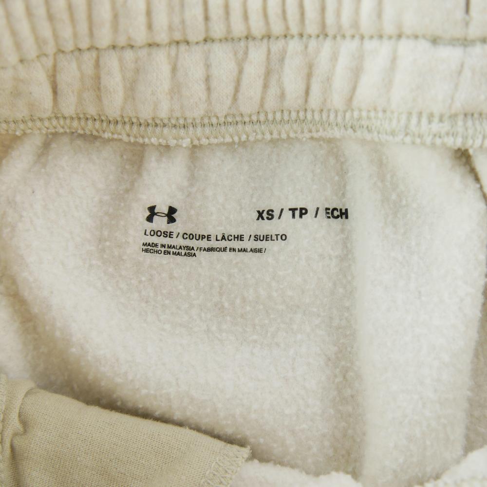 Fitness / Cardio training - Under Armour Jogging loose Molleton coton Chevilles côtelées Femme Taille XS Beige #QWE3236 - photo 5