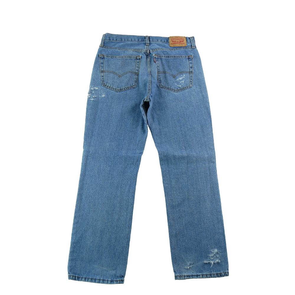 Sportswear - Levi Strauss Jean 516 Slim Straight Levis Stonewash Taille W36/L32 Homme Bleu clair #QWE0562 - photo 2