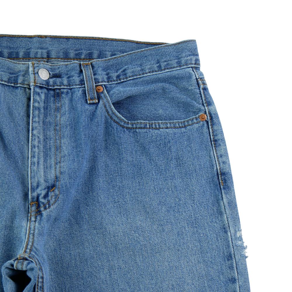 Sportswear - Levi Strauss Jean 516 Slim Straight Levis Stonewash Taille W36/L32 Homme Bleu clair #QWE0562 - photo 3