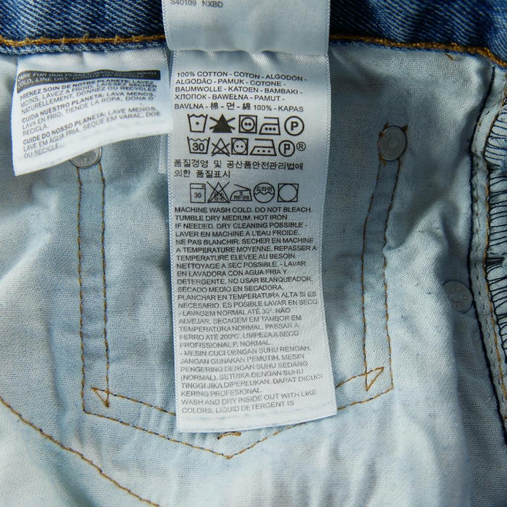 Sportswear - Levi Strauss Jean 516 Slim Straight Levis Stonewash Taille W36/L32 Homme Bleu clair #QWE0562 - photo 7