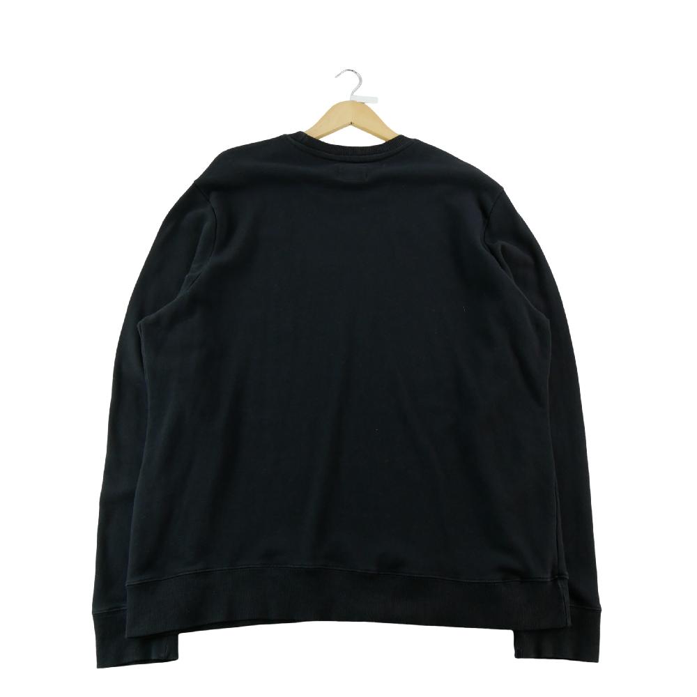 Sportswear - Champion Sweat Logo script brodé Patch C manche Col rond Coupe ample Homme Taille 2XL Noir #QWE7558 - photo 2