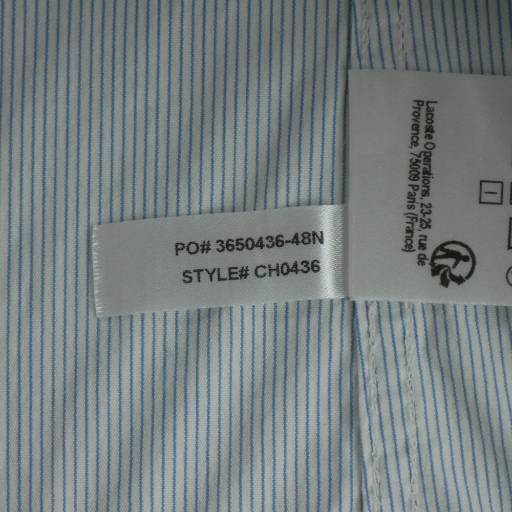 Fitness / Cardio training - Lacoste Chemise classique Homme Taille M à rayures Bleu clair - photo 8