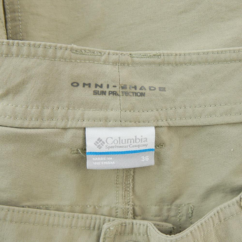 Fitness / Cardio training - Columbia Short Omni-Shade UPF 50 Omni-Shield Poche cargo zippée Homme Taille L Beige #QWE7530 - photo 5