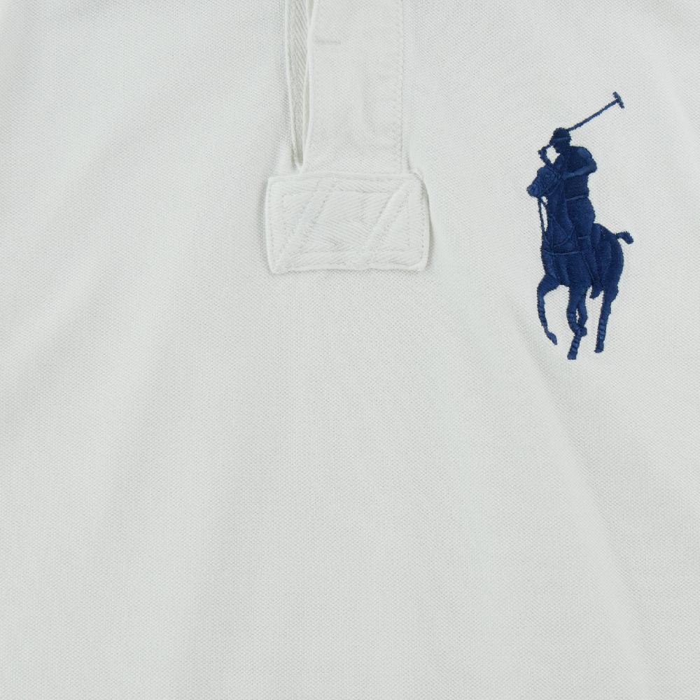 Golf - Polo Ralph Lauren Polo manches courtes Big Pony 3 Maille piquée coton Homme Taille M Blanc #QWE1489 - photo 4