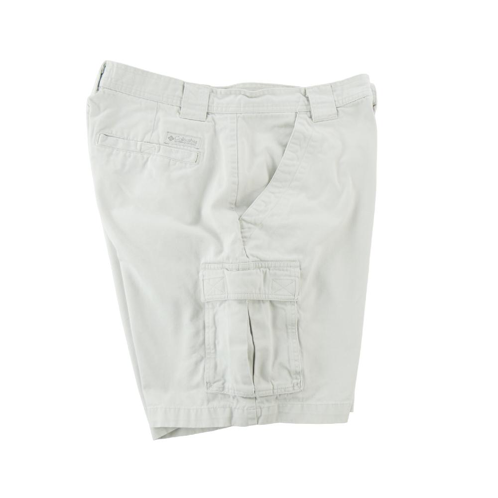 Sportswear - Columbia Short Cargo Y2K Made in USA Twill de coton Homme Taille M Beige #QWE1760 - photo 3